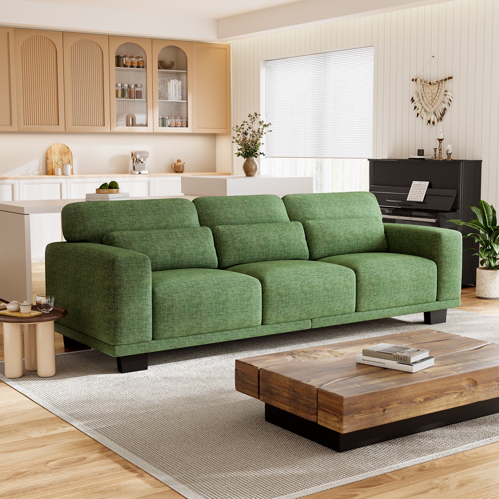 40-89in Sofa Living Room Chairs, Reading Chair, Accent Chair, Small Sofa Couch for Bedroom, Oversize Mid-Century Armchair with Deep Seat, Comfy Sofa Couch Living Room Lounge Chair Home Theater Seating