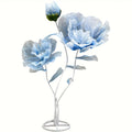 Large Artificial Silkyy Flower Arrangement with Upright Stems And a Base, Towering 5.5 Feet Tall, Perfect for Wedding Backdrops, Store Displays, Photography Props, And Banquets (Champagne Color)